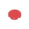 14769 Round Plate 2x2 with Bottom Stud Holder, Transparent Red, 50 pcs. view 1