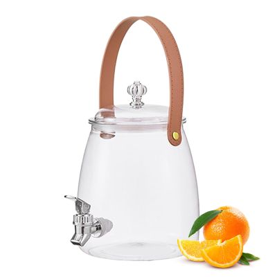 Refrigerator Beverage Dispenser with Anti-Clogging Spigot
