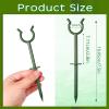 Green Hose Guides, 19 x 3.8 cm, Garden Stakes for Holiday Lights and Irrigation view 2