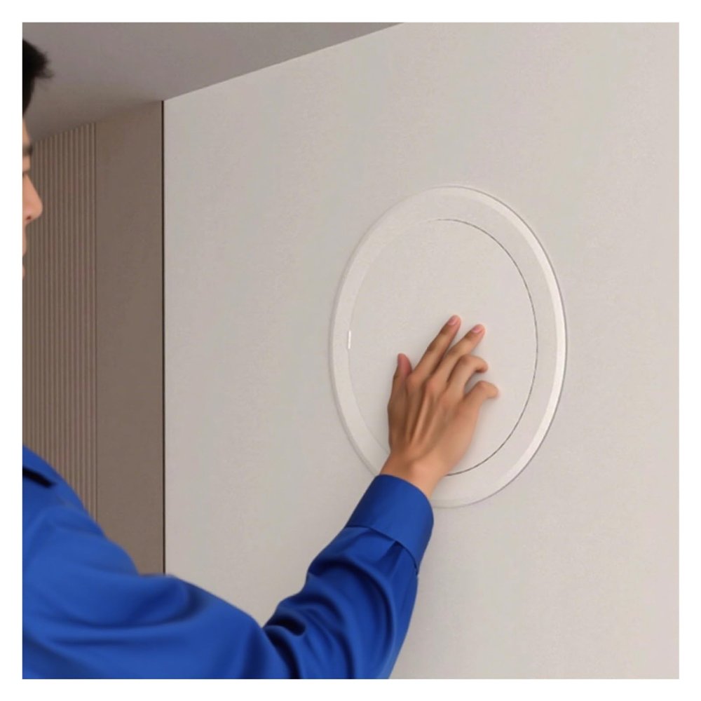 MZZKFC Round Access Panel for Walls and Ceilings, 12–45 cm, White