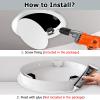 MZZKFC Round Access Panel for Walls and Ceilings, 12–45 cm, White view 4