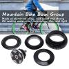 Mountain Bike CNC Front Fork Stem Headset Bearing Cup Set, Aluminum Alloy DH-44F for Road Bikes view 4