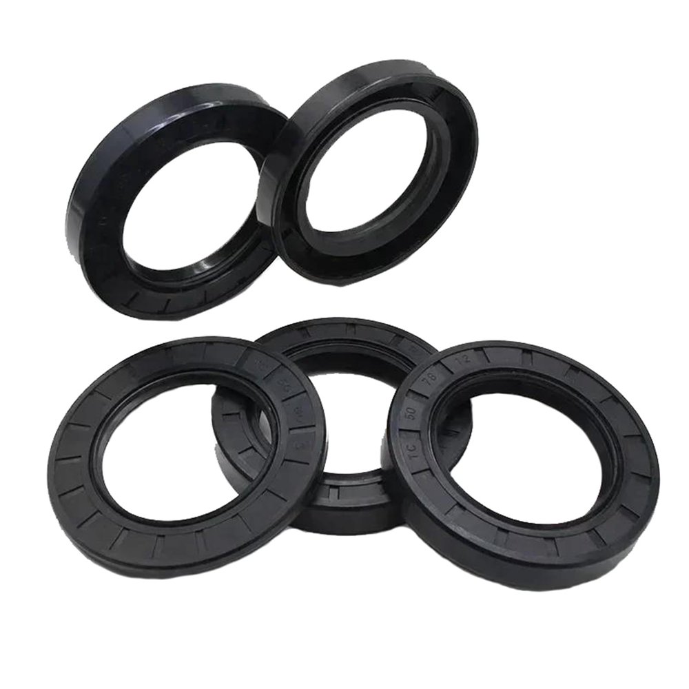 NBR Oil Seal, 18 mm x 24 mm x 4 mm, Black TC Skeleton Seal, 10-Pack
