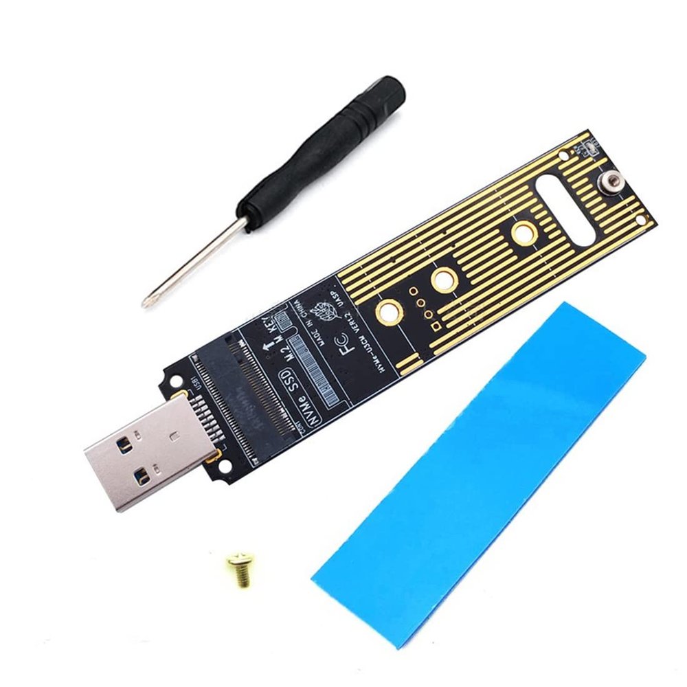Bortivier M.2 NVMe SSD to USB 3.1 Adapter, 10 Gbps