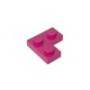 GDS-585 Compatible with LEGO 2420 2x2 Corner Plate, Magenta, 50 pcs. view 1