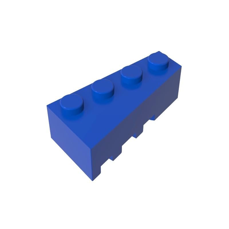 GDS-593 Compatible with LEGO Bricks 41767 Wedge 4x2 Right, Blue, 50 pcs.