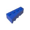 GDS-593 Compatible with LEGO Bricks 41767 Wedge 4x2 Right, Blue, 50 pcs. view 1
