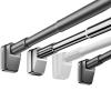 40–500 cm No-Drill Tension Curtain Rod, 33 mm Telescoping Rod, Stainless Steel, 410–500 cm view 1