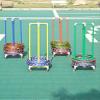 Generic PVC Hoop and Jump Rope Holder Stand, Freestanding Storage Cart (Green, 40 cm) view 4