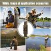 EUBEISAQI Fishing Rod Case, Waterproof Canvas Carry Bag, 130 cm, Unisex view 4