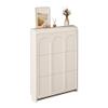 Vertical Shoe Cabinet, Space-Saving Shoe Storage for Entryways, Corner Storage Solution for Small Spaces, Ideal for Living Rooms and Bedrooms (112 x 70 x 24 cm) view 1