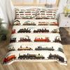 Homemissing Kids' Vintage Train Bedding Set, 220 x 240 cm view 1