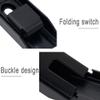 2/4-Piece White Folding Metal Shelf Brackets, 295 × 133 mm view 3