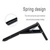 2/4-Piece White Folding Metal Shelf Brackets, 295 × 133 mm view 4