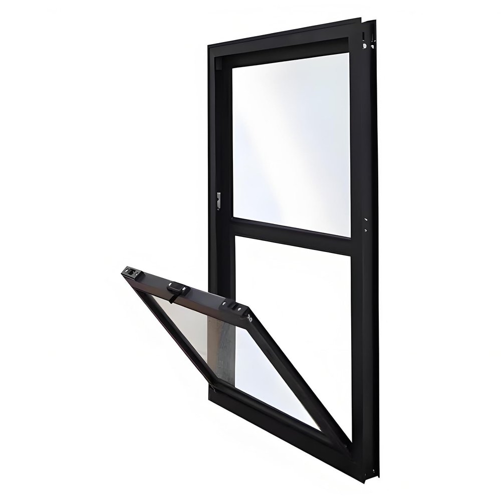 Replacement Basement Sliding Window, Lockable Aluminum Storm Window for RVs