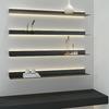 Illuminated Wall-Mounted Floating Shelf for Decor and Photo Frames view 2
