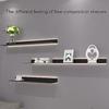 Illuminated Wall-Mounted Floating Shelf for Decor and Photo Frames view 3