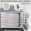 Steel Key Cabinet, Large Capacity, 600-Bit Secure Key Storage view 3