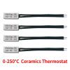 2/5/10PCS KSD9700 40–150°C 10A 250V NC/NO Ceramic Temperature Switch, High-Power Thermal Protector, 40/50/60/70/80/90/100/120/150°C (Ceramic-10A-NO, 2PCS_130°C) view 2