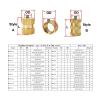 ZHLWei Brass Heat-Set Threaded Inserts, M2–M10 view 2