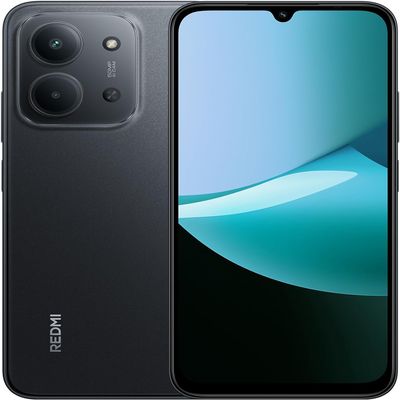 Xiaomi Redmi 15C Smartphone (2025), 4GB/128GB, 6.9-inch 120Hz Display, 50MP Dual Camera, 6,000mAh, Black, Case Included (No Charging Adapter)