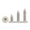 50-Piece M2 4 mm 304 Stainless Steel Phillips Ultra-Thin Flat Wafer-Head Self-Tapping Wood Screws view 1