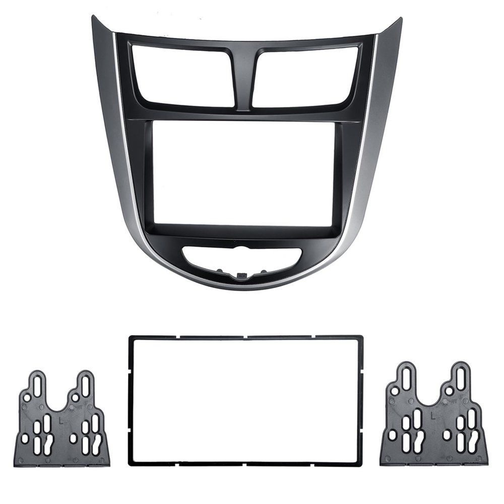 FLFHDUP 2-DIN Car Stereo Installation Dash Kit for Hyundai i-25