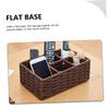 COMPUKAS Rectangular Woven Storage Basket with 6 Compartments view 4