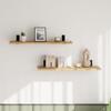 AKKE Breto Hanging Wall Shelf, 50 cm, Metal and Furniture Board, Loft Antique Oak view 2