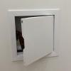 EXCLURA Access Panel for Drywall, Magnetic Push Latch, White, 35 x 35 cm view 1