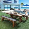 Padded Beer Bench Cushion, Water-Resistant, 120 x 30 x 3 cm view 2