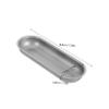 2-Piece Elongated Carbon Steel Hot Dog Bun Pan Set view 2