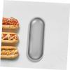 2-Piece Elongated Carbon Steel Hot Dog Bun Pan Set view 4