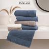 Pure Label Guest Towels, 4-Pack, 30 x 50 cm, 100% Cotton - Denim Blue view 2