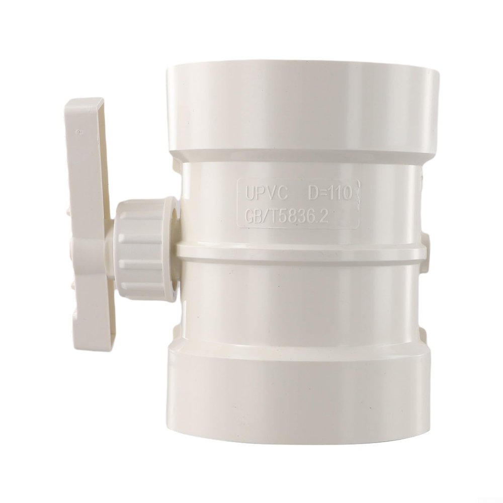 Adjustable Manual PVC Airflow Control Valve, 110 mm