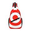 OKFSTY Target Print Crossbody Chest Bag, Black, One Size view 1