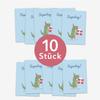 Decento Dinosaur Birthday Invitations – 10 Cards for Boys view 4