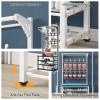 3-in-1 Hall Tree Bench with 4-Tier Shoe Rack and Hooks, White, 78 cm view 4