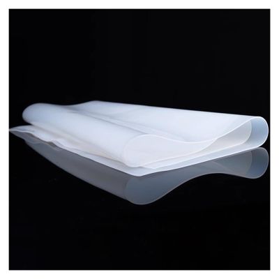 Solid Neoprene Rubber Sheet, Food-Grade Transparent Rubber Mat, 500 x 500 mm, 4 mm Thick