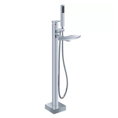 SnamicE Freestanding Waterfall Bathtub Faucet with Hand Shower