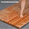 Waterproof Bath Mat, Quick-Drying with Drainage Design view 3