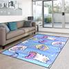 HOSIMA Cartoon Kitten Game Console Print Rug, Soft Non-Slip Backing, Short-Pile Plush Mat for Kids' Room, Kitchen, Patio, Bedroom (120 x 160 cm) view 2