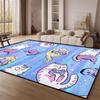 HOSIMA Cartoon Kitten Game Console Print Rug, Soft Non-Slip Backing, Short-Pile Plush Mat for Kids' Room, Kitchen, Patio, Bedroom (120 x 160 cm) view 3
