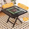 BESTXH Square Mahjong Folding Table, Dining and Game Table for 4 People, Space-Saving Design, for Card Games, Mahjong and Board Games, 01, 70 cm/27.6 in view 2