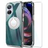 FortiCase Clear Silicone Case with Stand for Redmi A5 4G, Screen Protector Included view 1