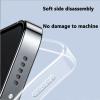 FortiCase Clear Silicone Case with Stand for Redmi A5 4G, Screen Protector Included view 3