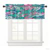 Odot Tropical Plant Print Café Curtain, Jungle, 137 x 45 cm view 1