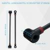 KORIKAHM Adjustable Dumbbell/Barbell Converter Bar for Home Gym Strength Training view 2