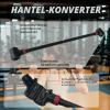 KORIKAHM Adjustable Dumbbell/Barbell Converter Bar for Home Gym Strength Training view 4