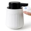 Bosilunlife Automatic Foaming Soap Dispenser, 300 mL, Infrared Sensor, USB Rechargeable, Striped White view 1